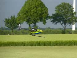 Übungsflug mit dem Blade 130X
